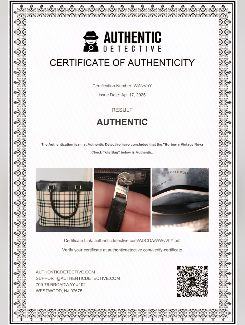 Burberry Vintage Nova Check Tote Pre-Loved! 🥰 - Picture 3 of 14